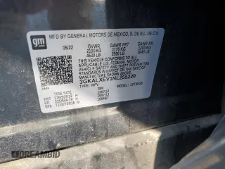 2022 GMC Terrain Denali with VIN 3GKALXEV1NL255229, listed as a Copart auction lot 88162335 with 41,835 mi miles and Salvage title. Bid and sale history available at DreamBid. Image 16.