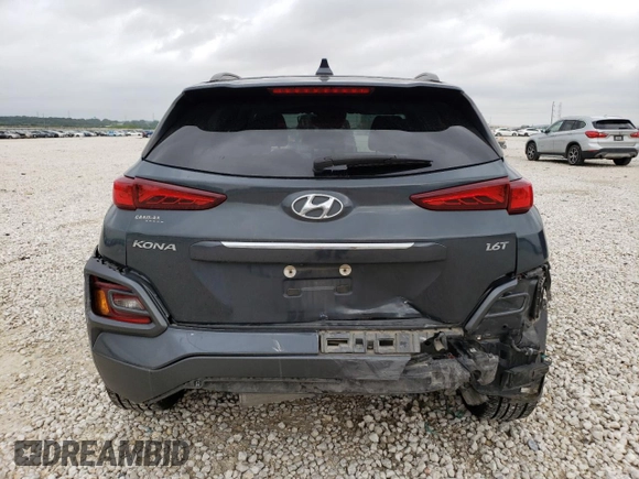 2019 Hyundai Kona Limited with VIN KM8K33A57KU223980, listed as a Copart auction lot 46516253 with 36,600 mi miles and . Bid and sale history available at DreamBid. Image 6.