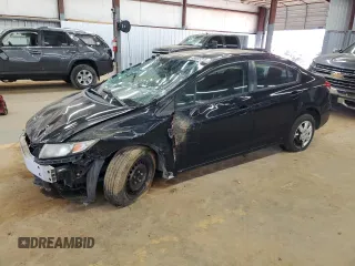 2015 Honda Civic LX z VIN 19XFB2F52FE258619, wystawiony jako Copart lot #54537485 z przebiegiem Nie podano mil oraz Szkoda całkowita • Salvage title. Historia ofert i sprzedaży dostępna na DreamBid. Obrazek 1.