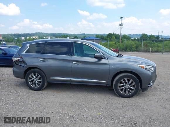 2015 Infiniti QX60 with VIN 5N1AL0MM2FC536816, listed as a IAAI auction lot 42545584 with 109,542 mi miles and . Bid and sale history available at DreamBid. Image 13.