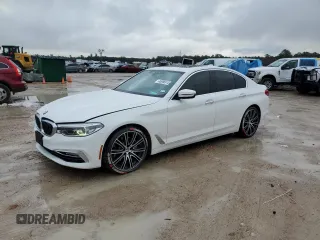 2017 BMW 5 Series 540i with VIN WBAJE5C37HG916165, listed as a Copart auction lot 45088915 with 100,563 mi miles and Salvage Title. Bid and sale history available at carsss.com. Image 1.