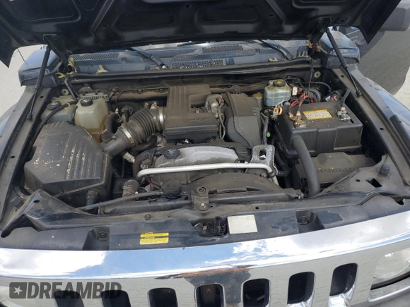 2007 Hummer H3 SUV with VIN 5GTDN13E678152563, listed as a Copart auction lot 76112534 with 228,453 mi miles and Salvage Title. Bid and sale history available at DreamBid. Image 12.