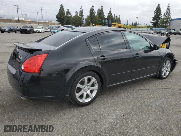 2008 Nissan Maxima SE with VIN 1N4BA41E38C809788, listed as a Copart auction lot 55996735 with Not provided miles and Salvage title. Bid and sale history available at DreamBid. Image 3.
