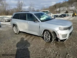 2024 Jeep Grand Cherokee Overland with VIN 1C4RJHDG8R8598461, listed as a Copart auction lot 42279685 with 1,677 mi miles and Salvage Title. Bid and sale history available at carsss.com. Image 12.