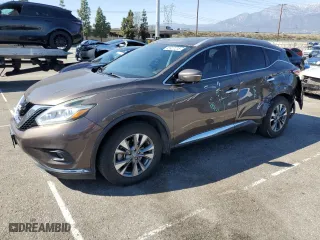 2015 Nissan Murano SV with VIN 5N1AZ2MG7FN269018, listed as a Copart auction lot 45927275 with 116,290 mi miles and Salvage Title. Bid and sale history available at carsss.com. Image 1.