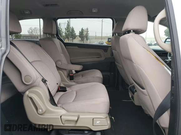2020 Honda Odyssey EX with VIN 5FNRL6H57LB038073, listed as a Copart auction lot 54979525 with 38,114 mi miles and Salvage title. Bid and sale history available at DreamBid. Image 11.