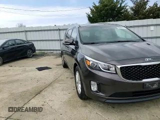 2017 Kia Sedona EX with VIN KNDMC5C16H6253083, listed as a Copart auction lot 52282985 with 80,259 mi miles and Salvage Title. Bid and sale history available at DreamBid. Image 12.