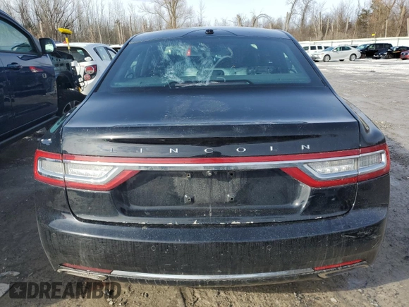 2017 Lincoln Continental Reserve with VIN 1LN6L9RP6H5627401, listed as a Copart auction lot 46780275 with 103,618 mi miles and Salvage Title. Bid and sale history available at carsss.com. Image 6.