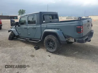2024 Jeep Gladiator Willys с VIN 1C6HJTAG7RL131975, выставлен на аукционе Copart как лот 55139965 с пробегом 4 583 миль миль и Списание • Salvage title. История ставок и продаж доступна на DreamBid. Изображение 2.