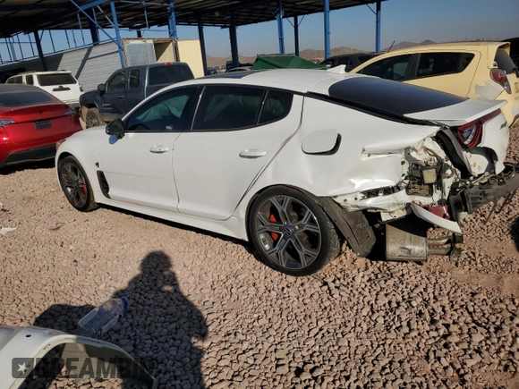 2021 Kia Stinger GT2 with VIN KNAE55LCXM6089814, listed as a Copart auction lot 87537165 with 41,773 mi miles and Salvage Title. Bid and sale history available at carsss.com. Image 2.