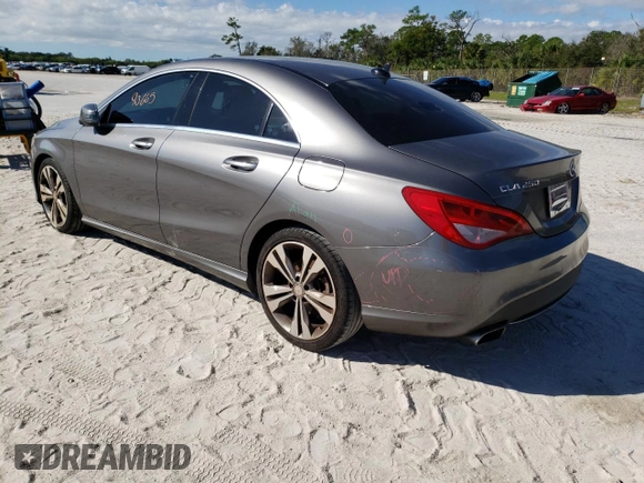 2015 Mercedes-Benz CLA 250 with VIN WDDSJ4EB5FN221022, listed as a Copart auction lot 71029873 with 90,665 mi miles and . Bid and sale history available at DreamBid. Image 2.