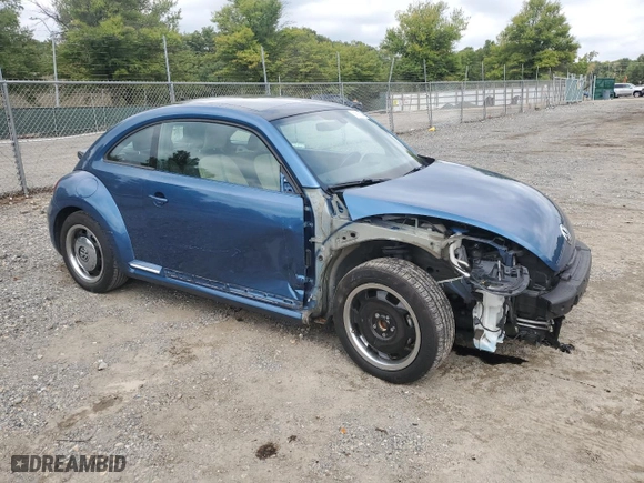 2018 Volkswagen Beetle S with VIN 3VWFD7AT2JM704700, listed as a Copart auction lot 74505314 with 63,092 mi miles and Salvage Title. Bid and sale history available at carsss.com. Image 4.