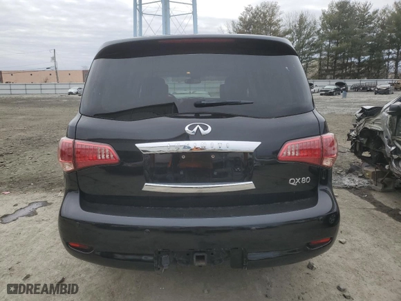 2014 Infiniti QX80 with VIN JN8AZ2NE3E9066916, listed as a Copart auction lot 45541045 with 134,160 mi miles and Clean Title. Bid and sale history available at carsss.com. Image 6.