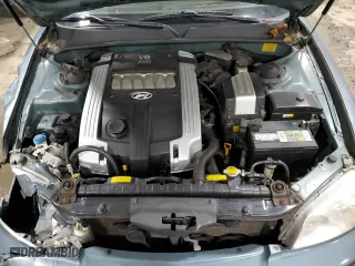 2004 Hyundai XG350 with VIN KMHFU45E74A324679, listed as a Copart auction lot 83093634 with 120,130 mi miles and Salvage Title. Bid and sale history available at carsss.com. Image 11.