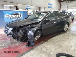 2012 Honda Crosstour EX-L with VIN 5J6TF2H55CL010642, listed as a Copart auction lot 50013465 with 124,767 mi miles and Salvage Title. Bid and sale history available at carsss.com. Image 1.