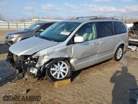2012 Chrysler Town & Country Touring with VIN 2C4RC1BG8CR186265, listed as a Copart auction lot 46368575 with 194,259 mi miles and Salvage Title. Bid and sale history available at DreamBid. Image 1.
