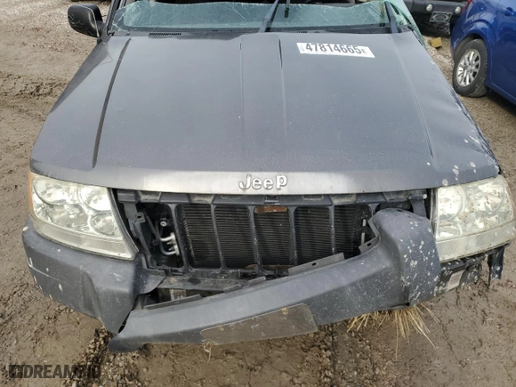 2004 Jeep Grand Cherokee Laredo with VIN 1J4GW48S54C283035, listed as a Copart auction lot 47814665 with 0 mi miles and Salvage Title. Bid and sale history available at carsss.com. Image 12.