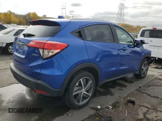 2022 Honda HR-V EX-L with VIN 3CZRU6H77NM756262, listed as a Copart auction lot 76905694 with 29,993 mi miles and Salvage Title. Bid and sale history available at carsss.com. Image 3.