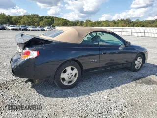 2002 Toyota Solara SE with VIN 2T1FF22P12C592550, listed as a Copart auction lot 74239934 with 221,988 mi miles and Salvage Title. Bid and sale history available at DreamBid. Image 3.