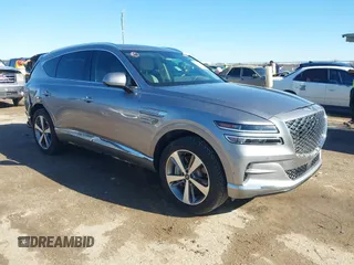 2023 Genesis GV80 with VIN KMUHBDSB2PU121986, listed as a IAAI auction lot 41178066 with Not Provided miles. Bid and sale history available at carsss.com. Image 1.