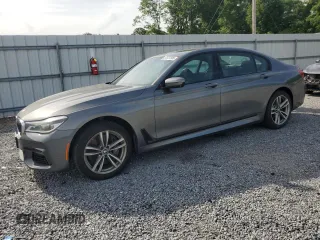 2016 BMW 7 Series 750i xDrive with VIN WBA7F2C57GG418764, listed as a Copart auction lot 57607505 with 108,913 mi miles and Salvage title. Bid and sale history available at DreamBid. Image 1.