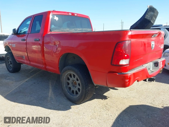 2013 Ram 1500 Express with VIN 1C6RR7FT4DS596240, listed as a IAAI auction lot 40976297 with 118,609 mi miles and . Bid and sale history available at DreamBid. Image 3.