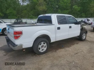 2010 Ford F-150 XL with VIN 1FTEW1C83AFB09935, listed as a Copart auction lot 52312545 with 177,760 mi miles and Salvage Title. Bid and sale history available at carsss.com. Image 3.