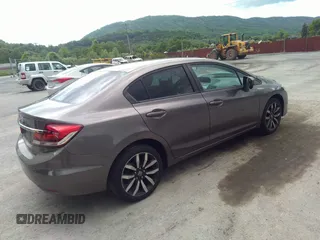 2015 Honda Civic Sedan EX-L with VIN 19XFB2F9XFE010430, listed as a IAAI auction lot 37841925 with 151,009 mi miles. Bid and sale history available at carsss.com. Image 4.