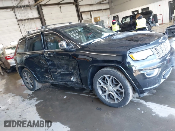 2020 Jeep Grand Cherokee Overland with VIN 1C4RJFCG6LC435298, listed as a IAAI auction lot 41378617 with 58,000 mi miles. Bid and sale history available at carsss.com. Image 13.