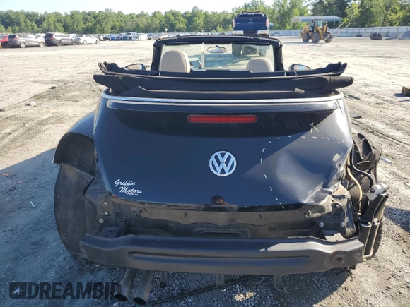 2013 Volkswagen Beetle 50s Edition with VIN 3VW5P7AT8DM801715, listed as a Copart auction lot 57487785 with 107,585 mi miles and Salvage title. Bid and sale history available at DreamBid. Image 6.
