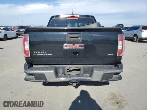 2016 GMC Canyon 2WD SLT with VIN 1GTG5DE38G1306670, listed as a Copart auction lot 87129054 with 0 mi miles and Salvage Title. Bid and sale history available at carsss.com. Image 6.