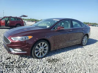 2017 Ford Fusion Titanium с VIN 3FA6P0K92HR212336, выставлен на аукционе Copart как лот 54758725 с пробегом 45 666 миль миль и Списание • Salvage title. История ставок и продаж доступна на DreamBid. Изображение 1.
