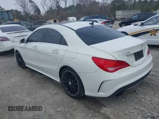 2015 Mercedes-Benz CLA 250 with VIN WDDSJ4GB1FN207261, listed as a IAAI auction lot 41726756 with 165,866 mi miles and . Bid and sale history available at DreamBid. Image 3.