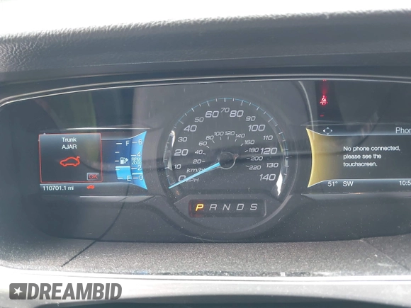 2018 Ford Taurus SEL with VIN 1FAHP2E80JG138693, listed as a IAAI auction lot 41679603 with 110,701 mi miles. Bid and sale history available at carsss.com. Image 7.
