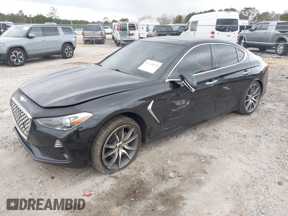 2019 Genesis G70 Advanced with VIN KMTG44LA0KU038176, listed as a IAAI auction lot 41718528 with 85,728 mi miles and . Bid and sale history available at DreamBid. Image 2.