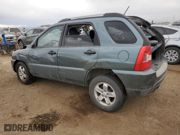 2009 Kia Sportage LX with VIN KNDJE723297575825, listed as a Copart auction lot 51069125 with 95,178 mi miles and Salvage Title. Bid and sale history available at carsss.com. Image 2.