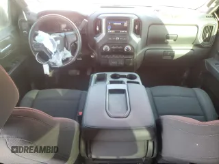 2022 Chevrolet Silverado 1500 Custom with VIN 3GCPABEKXNG597100, listed as a Copart auction lot 43146645 with 28,763 mi miles and Salvage Title. Bid and sale history available at DreamBid. Image 8.