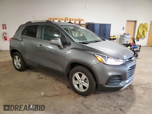 2019 Chevrolet Trax LT with VIN KL7CJPSB9KB810197, listed as a Copart auction lot 51050115 with 53,938 mi miles and Salvage Title. Bid and sale history available at carsss.com. Image 4.