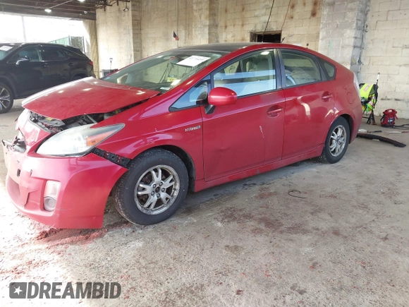 2010 Toyota Prius II with VIN JTDKN3DU7A0009448, listed as a IAAI auction lot 41776459 with 236,063 mi miles and . Bid and sale history available at DreamBid. Image 2.