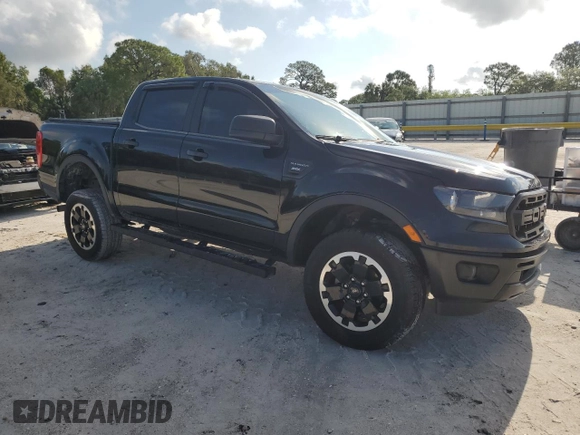 2021 Ford Ranger XL with VIN 1FTER4EHXMLD15412, listed as a Copart auction lot 55741155 with 45,794 mi miles and Salvage title. Bid and sale history available at DreamBid. Image 4.