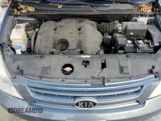 2009 Kia Sedona LX with VIN KNDMB233296314448, listed as a Copart auction lot 75161304 with 0 mi miles and Salvage Title. Bid and sale history available at carsss.com. Image 12.