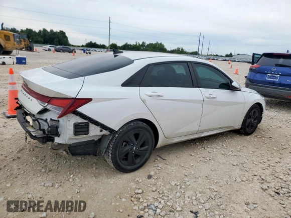 2021 Hyundai Elantra SEL z VIN 5NPLS4AG9MH016863, wystawiony jako Copart lot #59924195 z przebiegiem 33 353 mil mil oraz Szkoda całkowita • Salvage title. Historia ofert i sprzedaży dostępna na DreamBid. Obrazek 3.