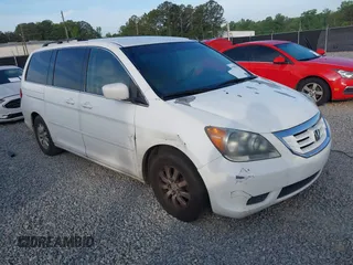 2010 Honda Odyssey EX with VIN 5FNRL3H41AB008005, listed as a IAAI auction lot 42058519 with 214,175 mi miles. Bid and sale history available at carsss.com. Image 1.