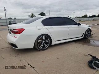 2016 BMW 7 Series 740i with VIN WBA7E2C53GG739056, listed as a Copart auction lot 59141613 with 0 mi miles. Bid and sale history available at carsss.com. Image 3.