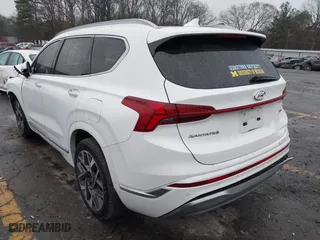 2023 Hyundai Santa Fe Calligraphy with VIN 5NMS54AL7PH522550, listed as a IAAI auction lot 41554597 with 56,208 mi miles. Bid and sale history available at carsss.com. Image 3.