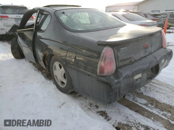 2002 Chevrolet Monte Carlo SS z VIN 2G1WX15K929260534, wystawiony jako Copart lot #88892225 z przebiegiem Nie podano mil oraz Szkoda całkowita • Salvage title. Historia ofert i sprzedaży dostępna na DreamBid. Obrazek 2.