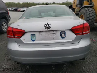 2013 Volkswagen Passat SE w/Sunroof with VIN 1VWBH7A37DC106854, listed as a Copart auction lot 51407465 with 141,850 mi miles and Salvage Title. Bid and sale history available at carsss.com. Image 6.