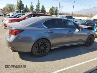 2015 Lexus GS 350 with VIN JTHBE1BL7FA004989, listed as a Copart auction lot 77909404 with 74,975 mi miles and Salvage Title. Bid and sale history available at carsss.com. Image 3.