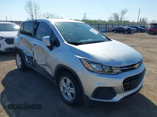 2021 Chevrolet Trax LS with VIN KL7CJKSB1MB308984, listed as a IAAI auction lot 41863856 with 46,121 mi miles. Bid and sale history available at carsss.com. Image 1.