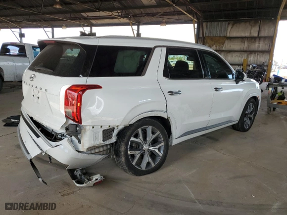 2021 Hyundai Palisade Limited with VIN KM8R54HE2MU290476, listed as a Copart auction lot 48822965 with 77,564 mi miles and Salvage Title. Bid and sale history available at carsss.com. Image 3.